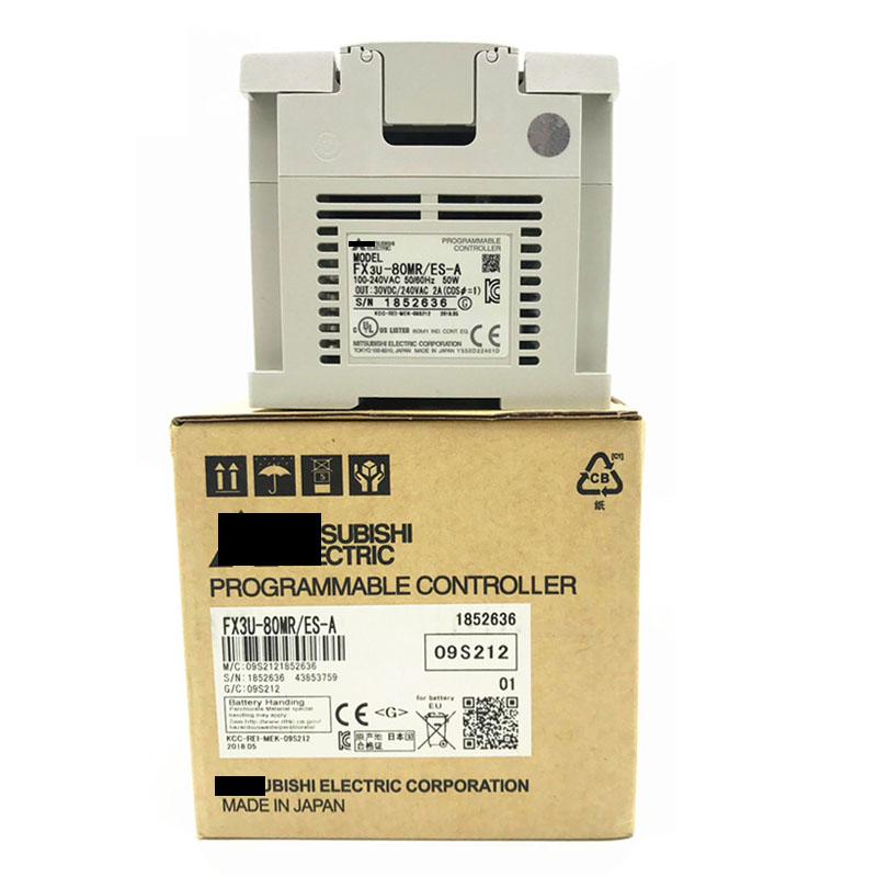 PLC Programmable controller FX Series FX3U-80MR/ES-A,PLC Module
